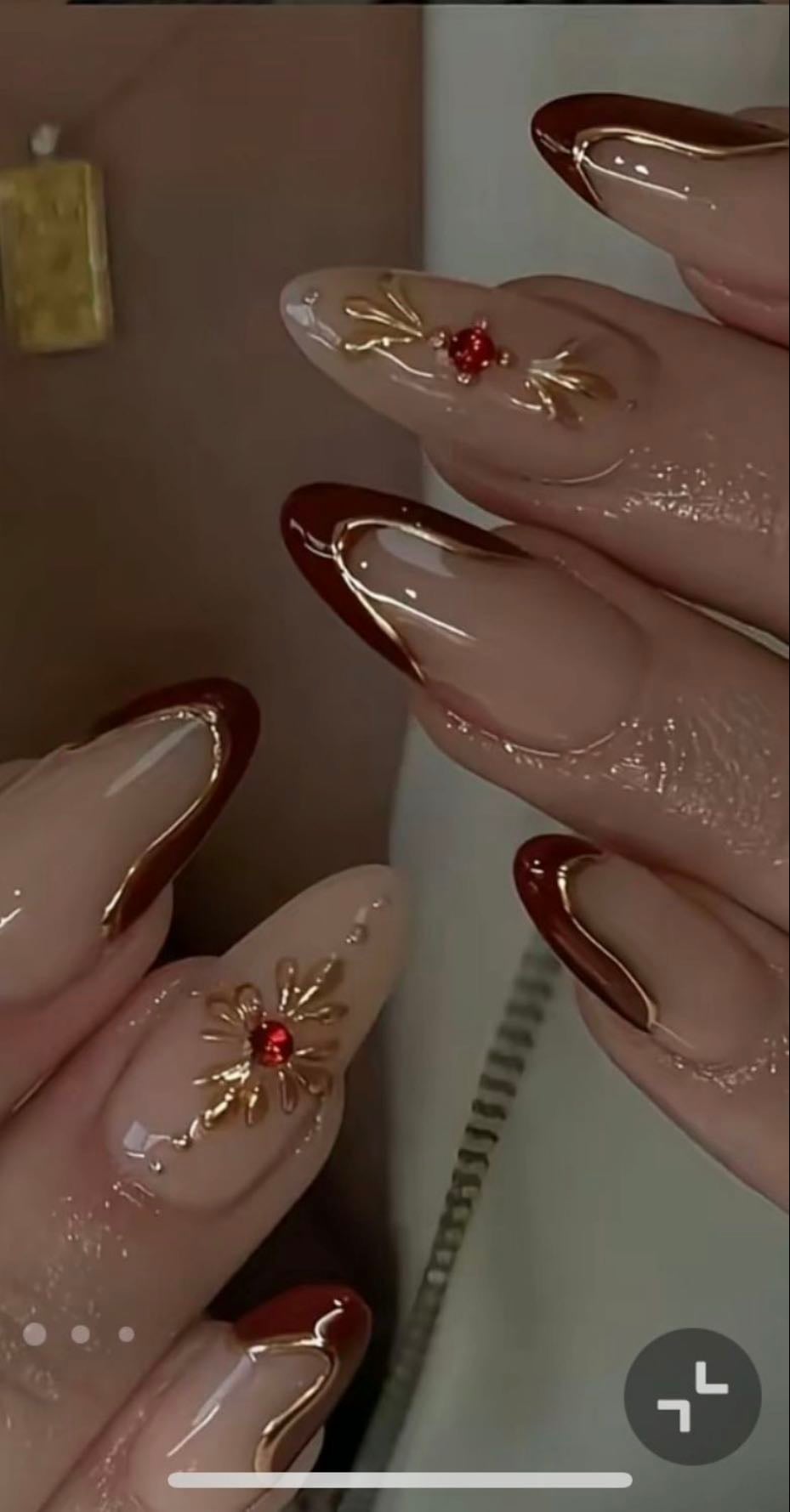 Red and gold