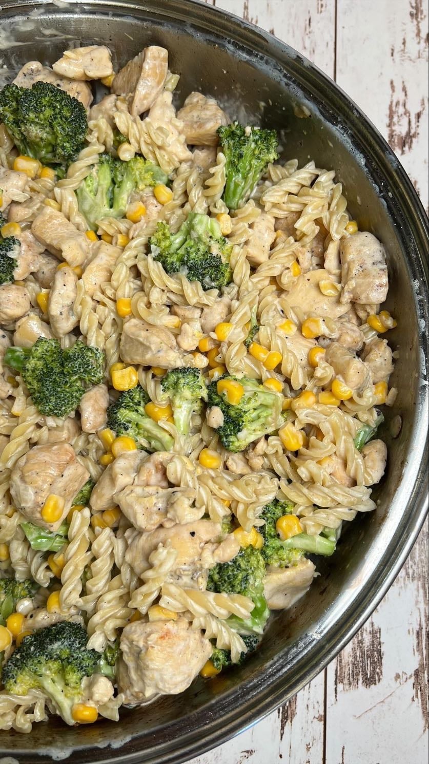 Pasta con pollo