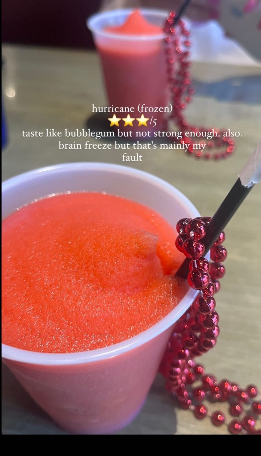 Frozen Hurricane - Razzoo’s Cajun Cafe