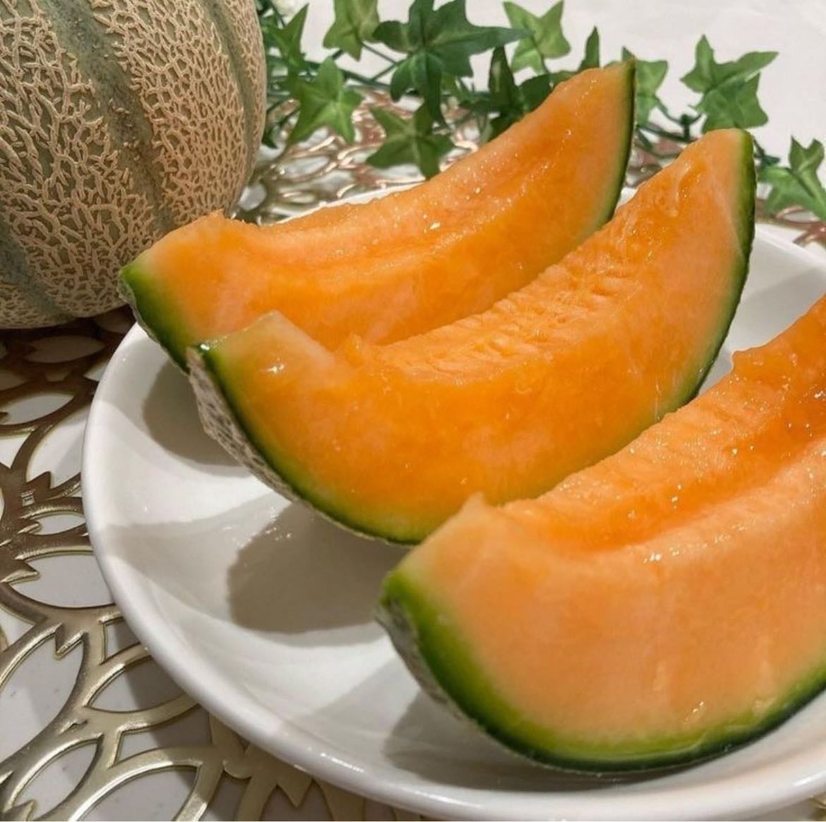 9. Cantaloupe - yummy and orange. my favorite melon.