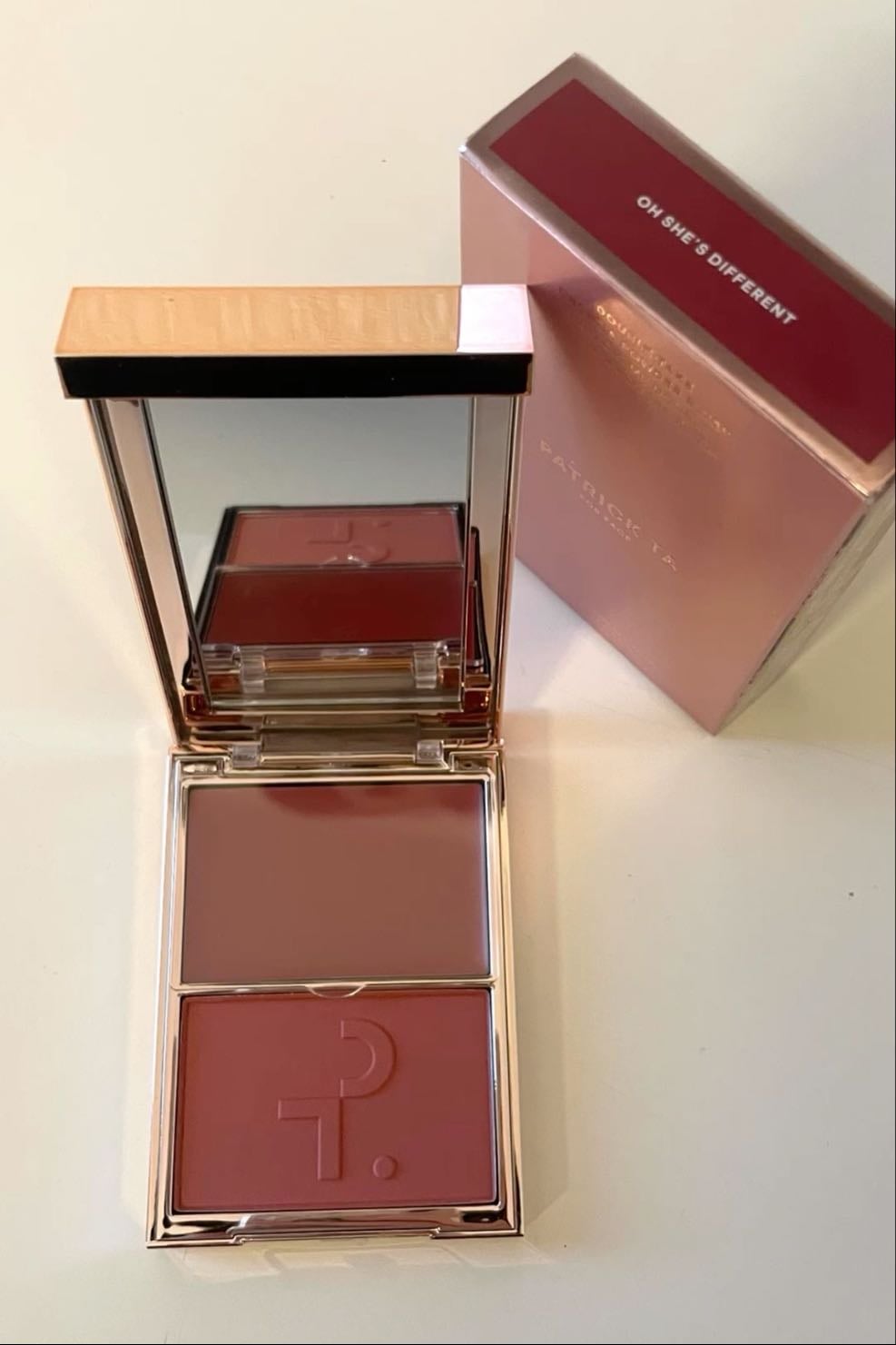 powder blush - patrick ta blush shade oh sheβs different