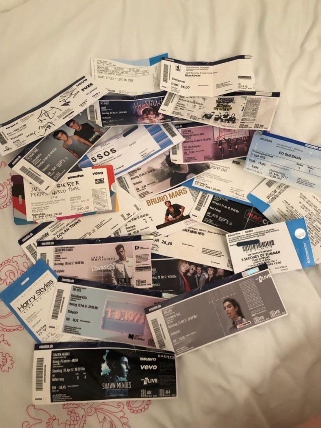 concert tickets