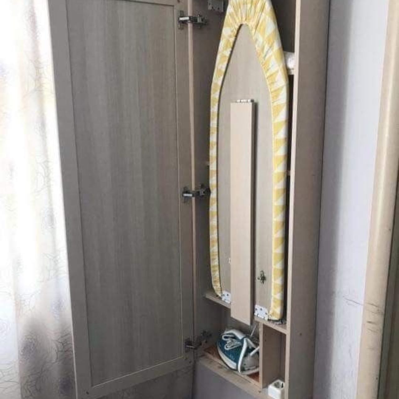 Pull down ironing board - These used to be really popular a long time ago, but I would love to see these come back and added into my dream home.