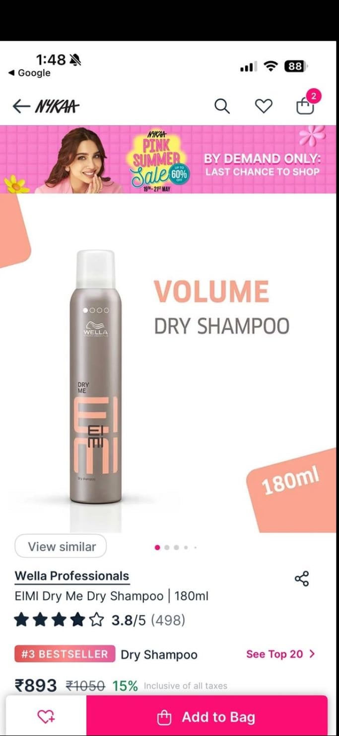 Girls Only volume - Shampoo en seco, da volumen y no deja el cabello blanco