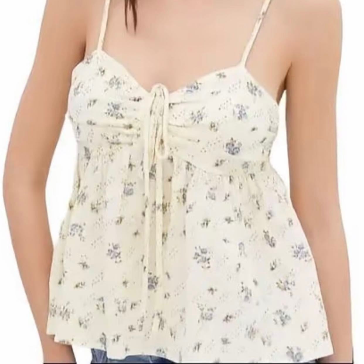 floral sleeveless