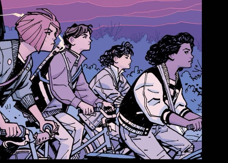 paper girls comics - colección completa (tengo los primeros dos volúmenes)
actualización: cagué porque por lw de impuestos ya no envían a chile donde los compraba en inglés ☺️