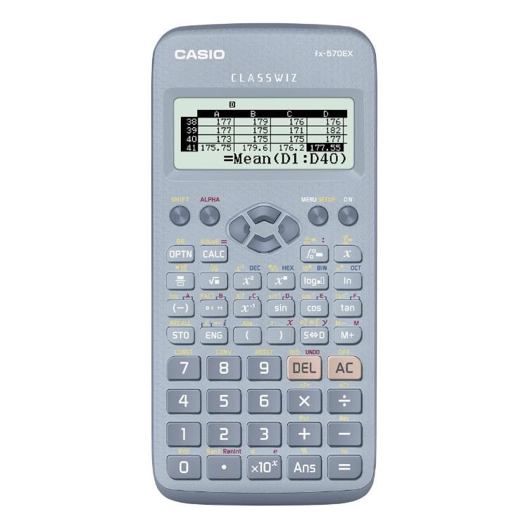casio 570plus es - como estudio economía, no porque sea azul…