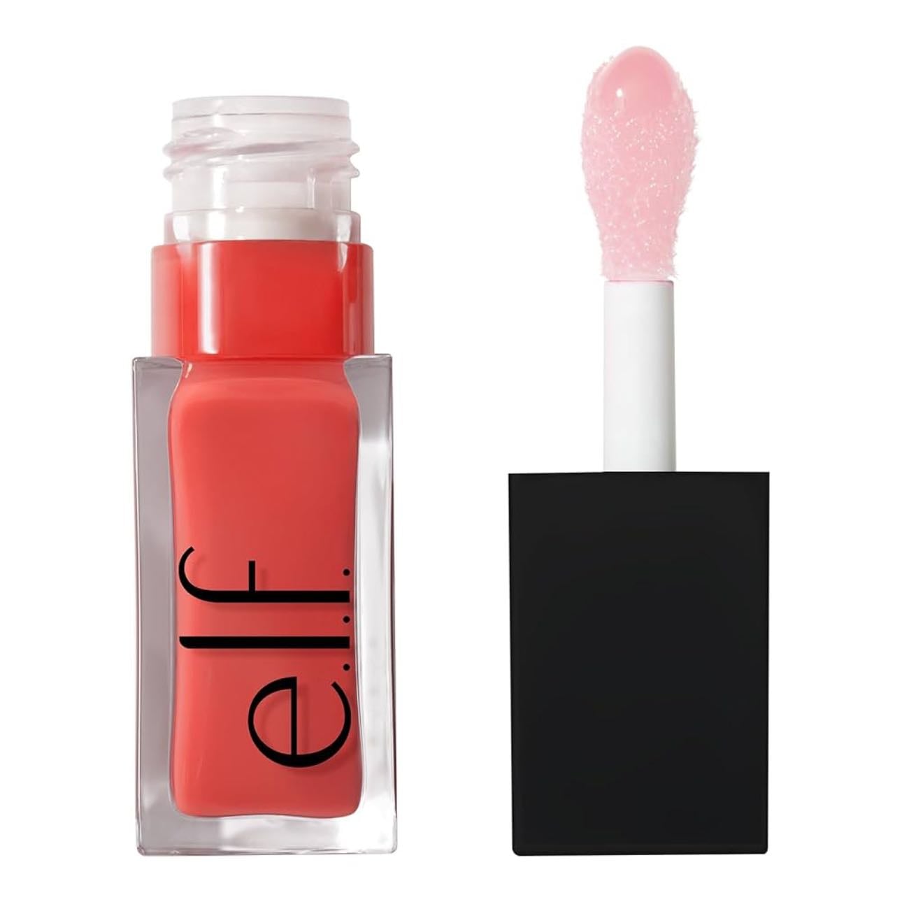 elf glow reviver lip oil - rose envy, pink quartz