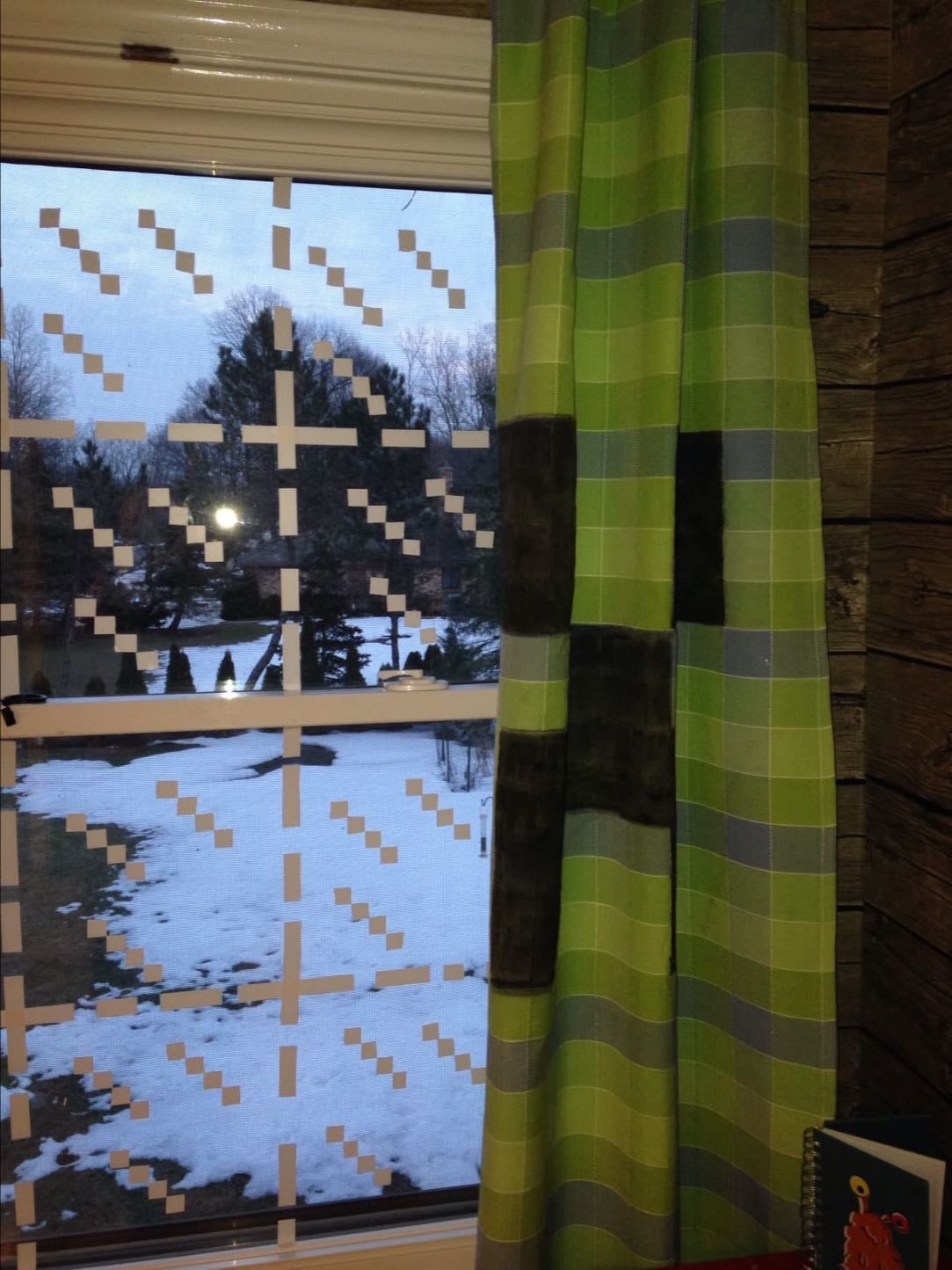 una ventana minecraft