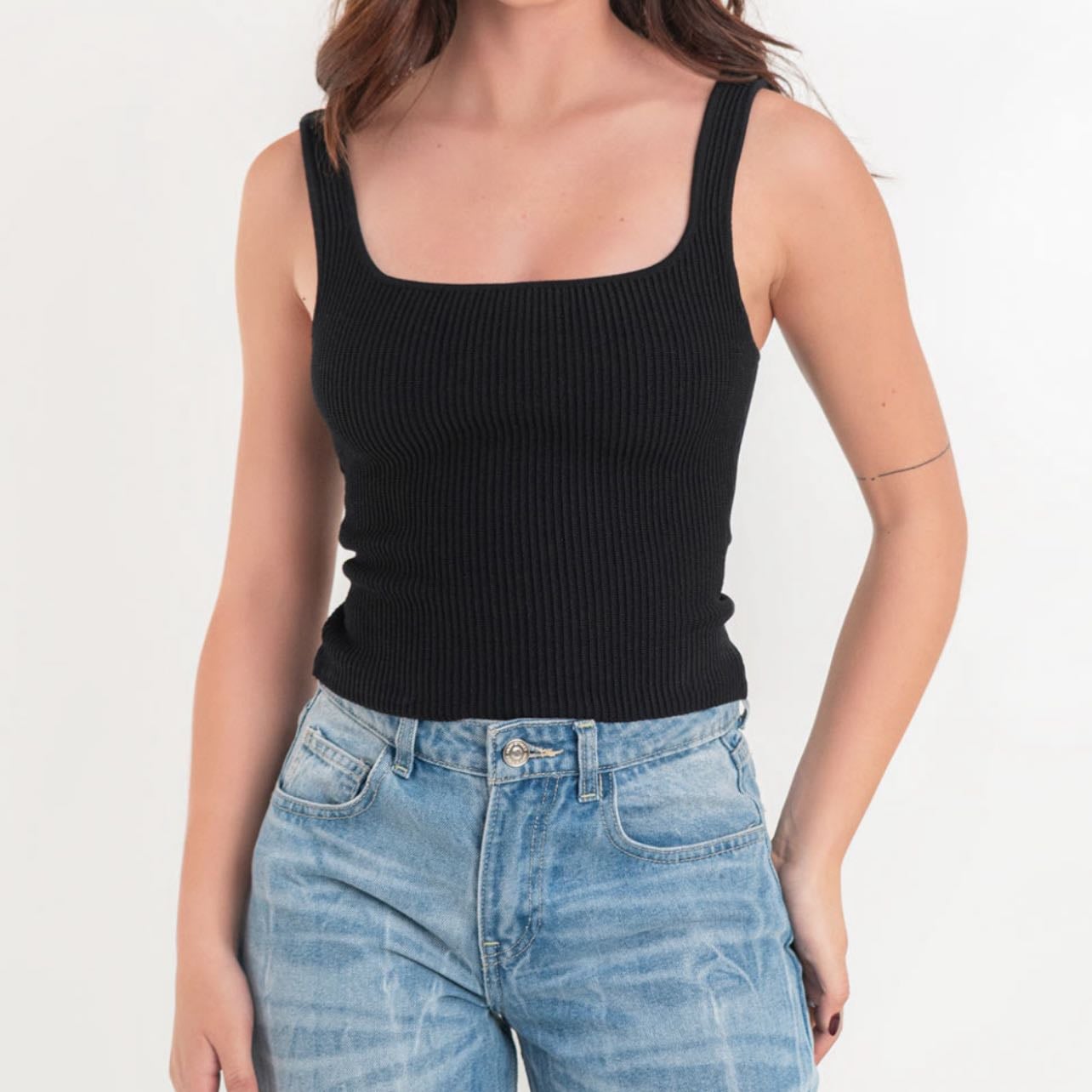 tank top corto - $499.00 Mx