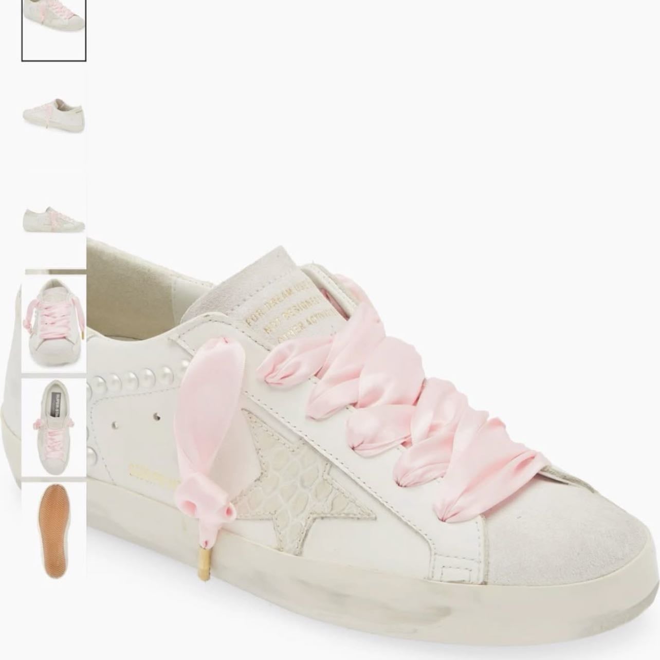 pink golden goose