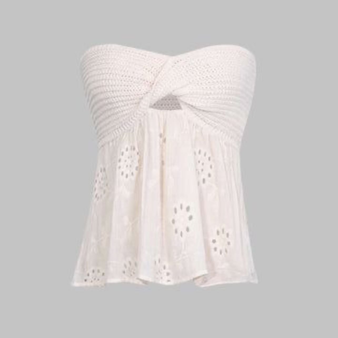 this strapless top