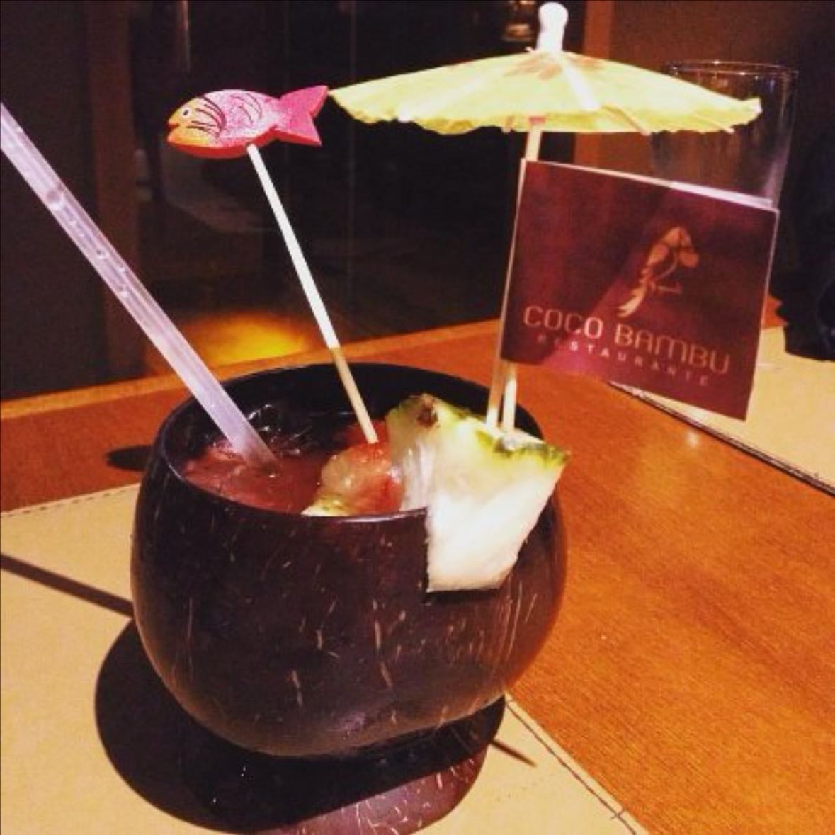 CaipiMorango - Coco Bambu Ponta Negra