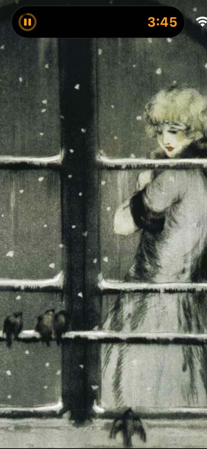 Winter Artwork (1928) - by Louis Icart
