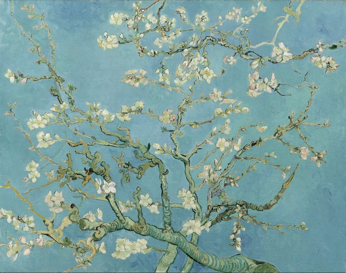 almond blossom (1890) - by Vincent Van Gogh