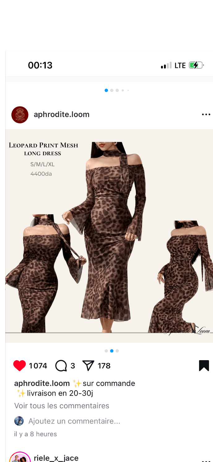 Leopard dress