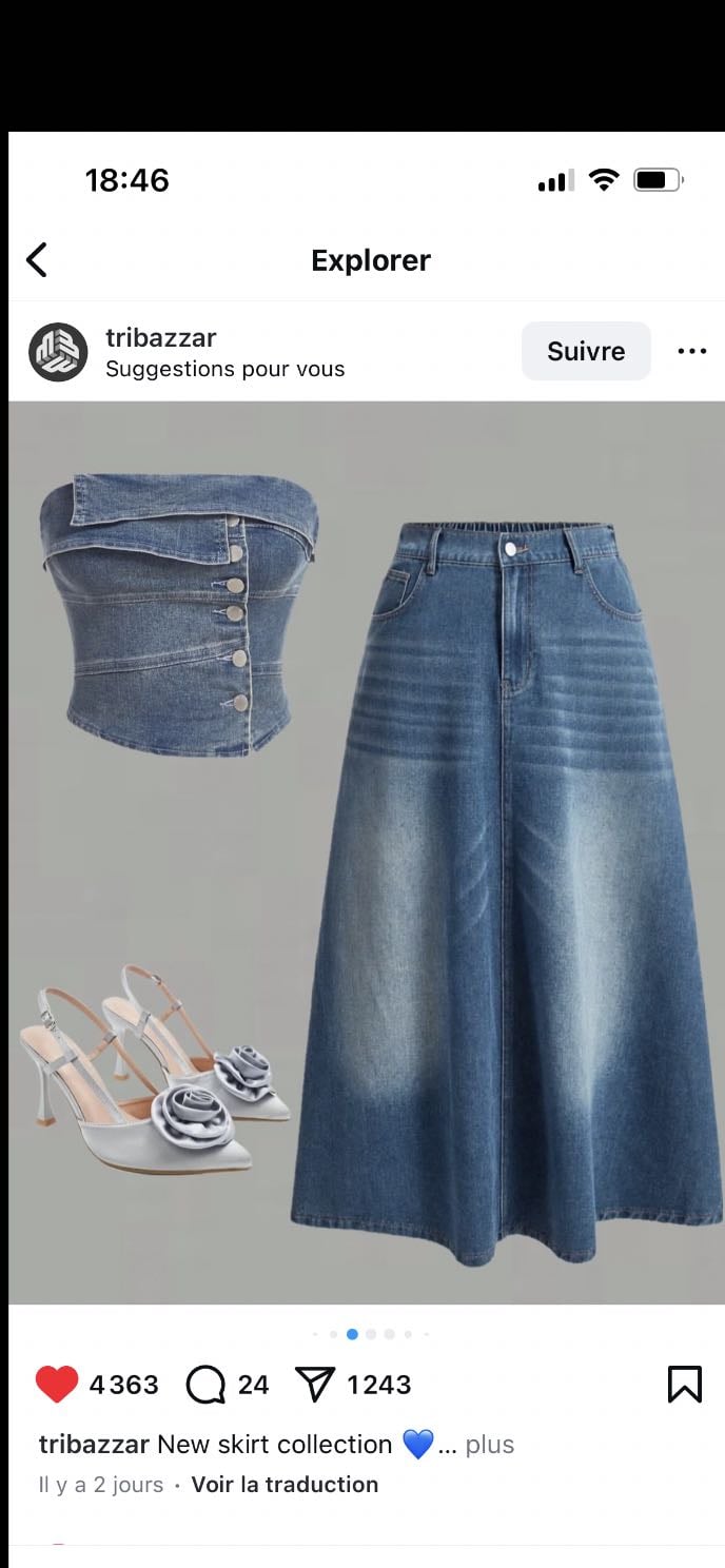 Denim outfit