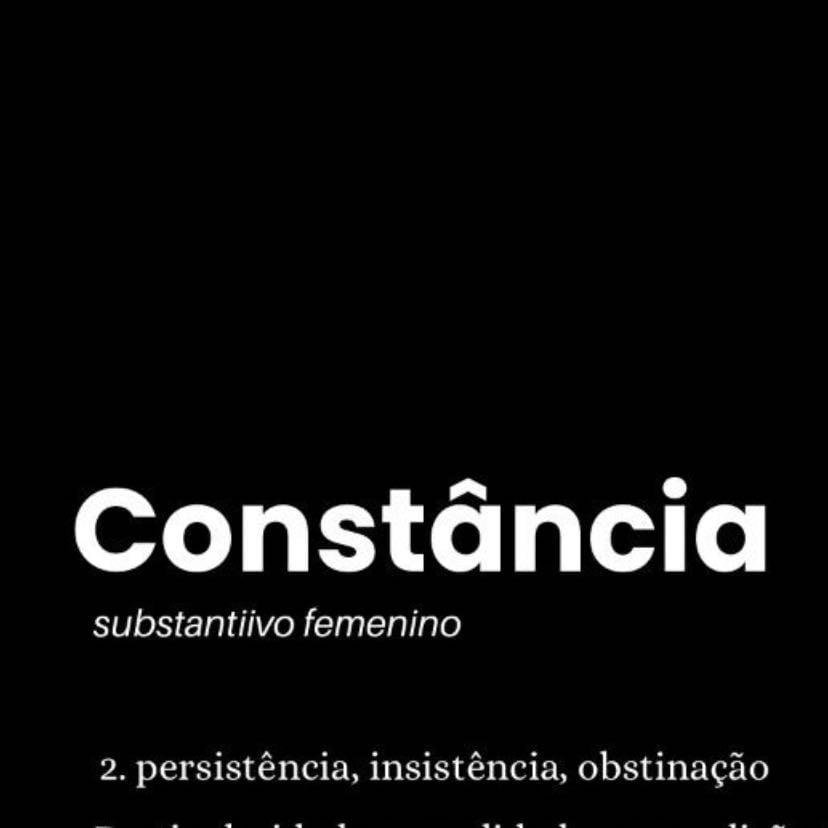 constância no geral