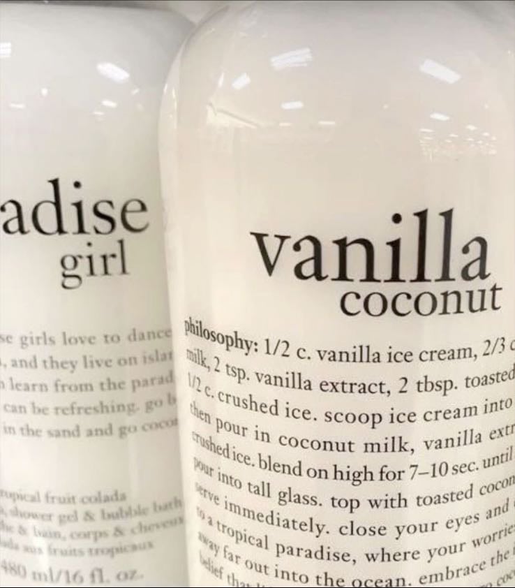 coco vanilla 🥥 - Base: ¾ cup canned coconut milk, ¼ cup cream, ½ tsp vanilla bean paste, 1 tbsp maple syrup