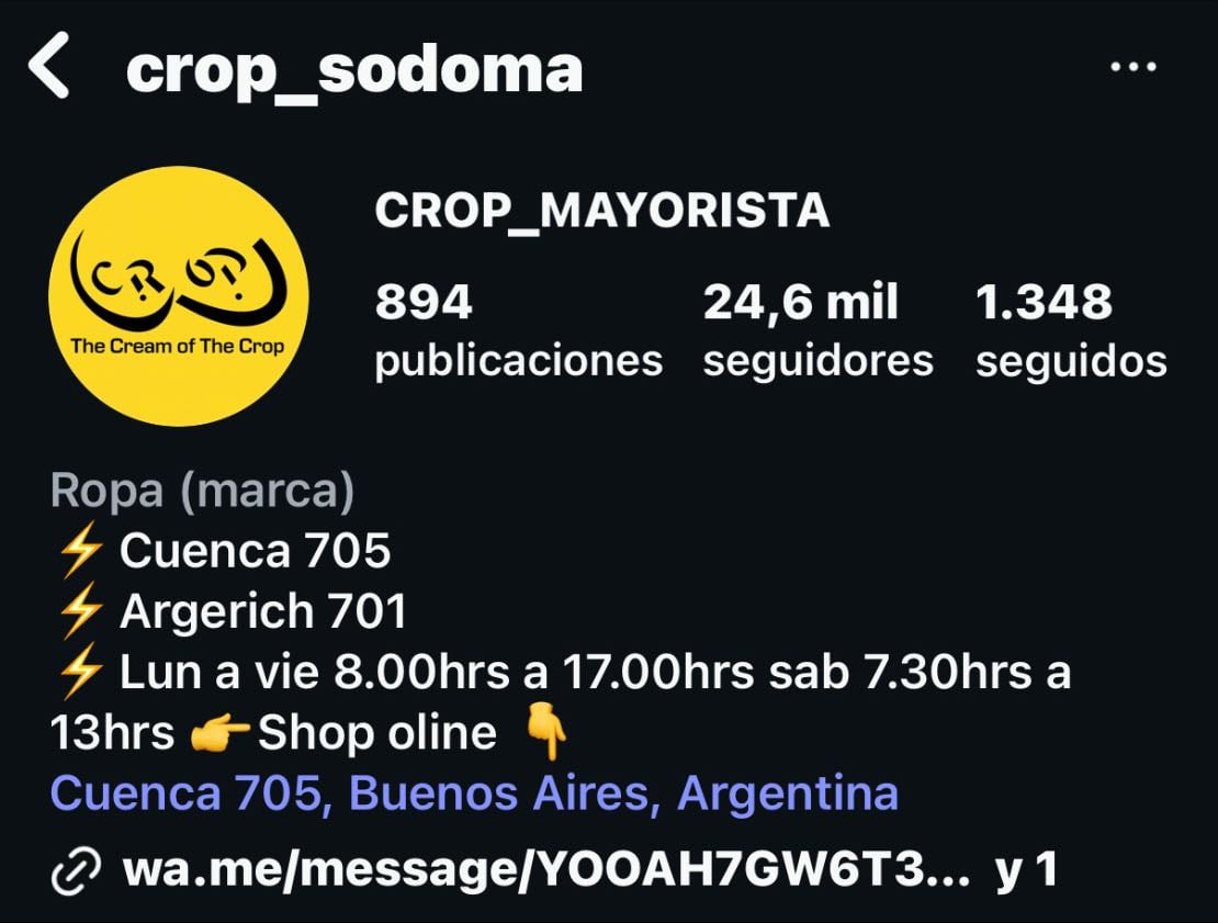 Crop sodoma