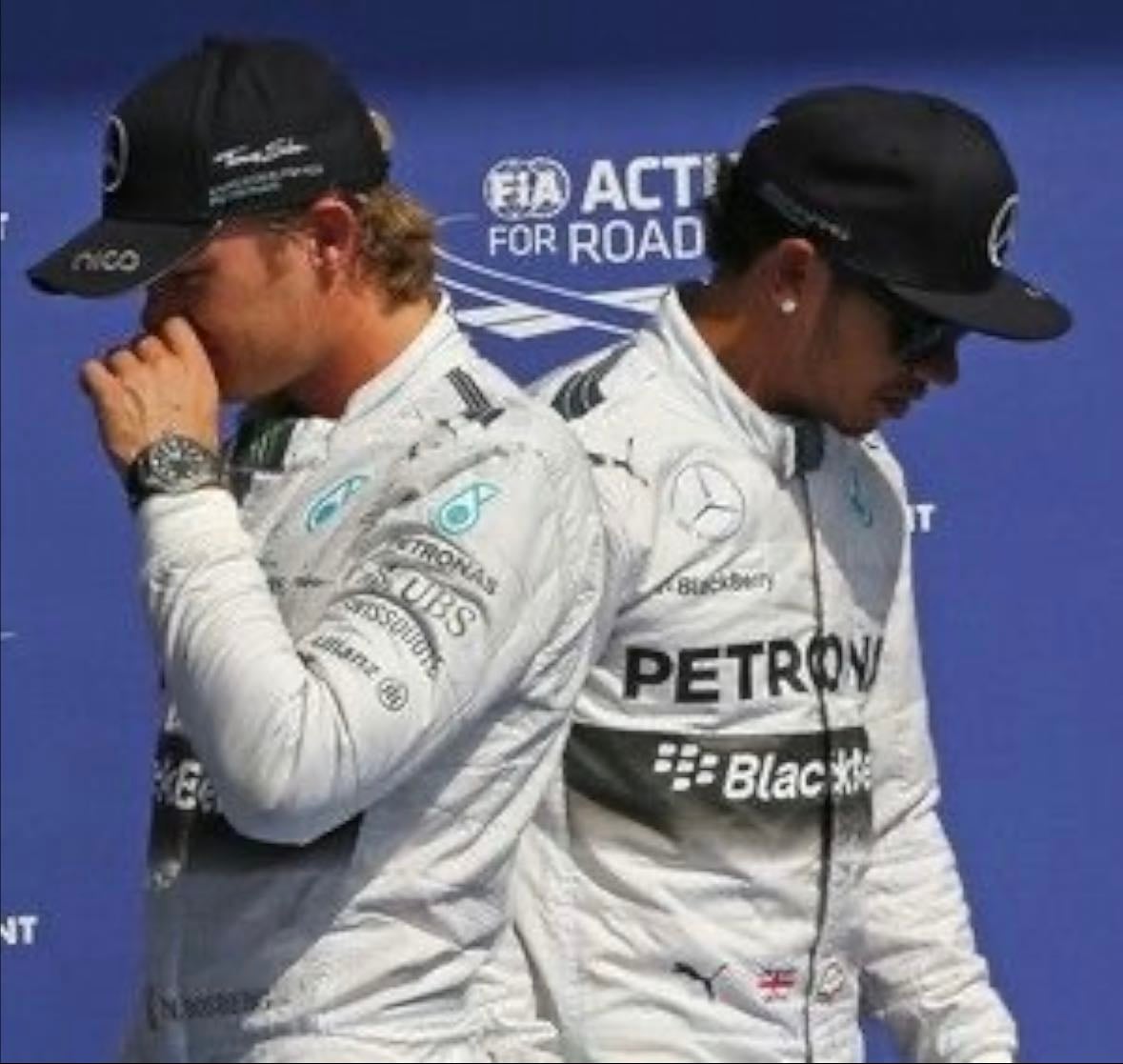 Nico Rosberg & Lewis Hamilton
