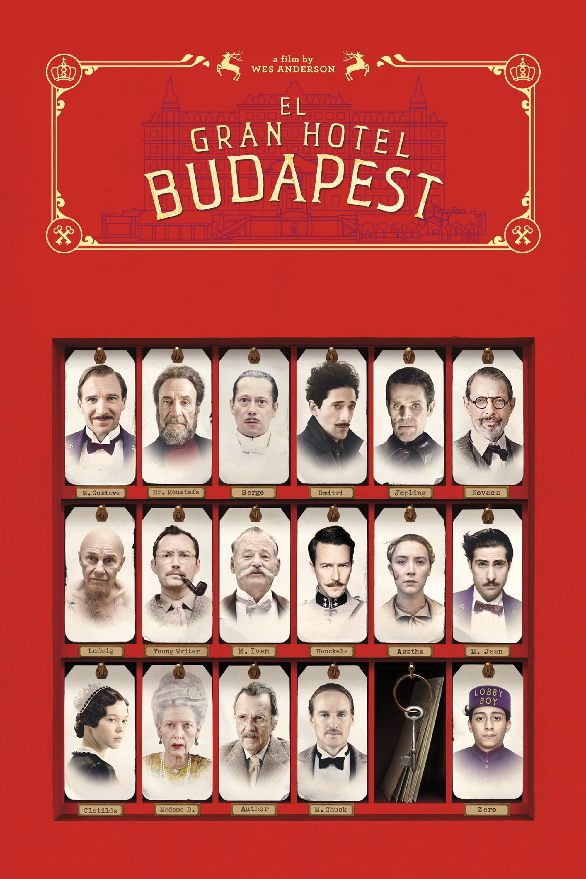 El gran hotel Budapest - Wes Anderson · 2014