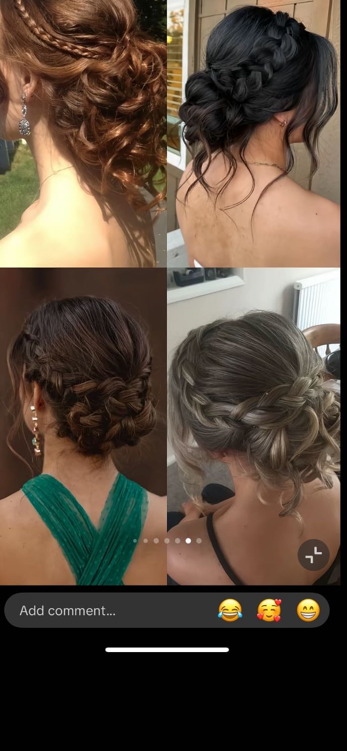 Braids and bun