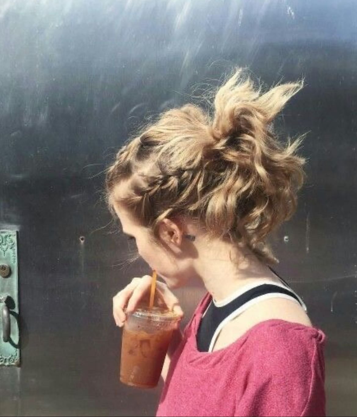 Messy braids