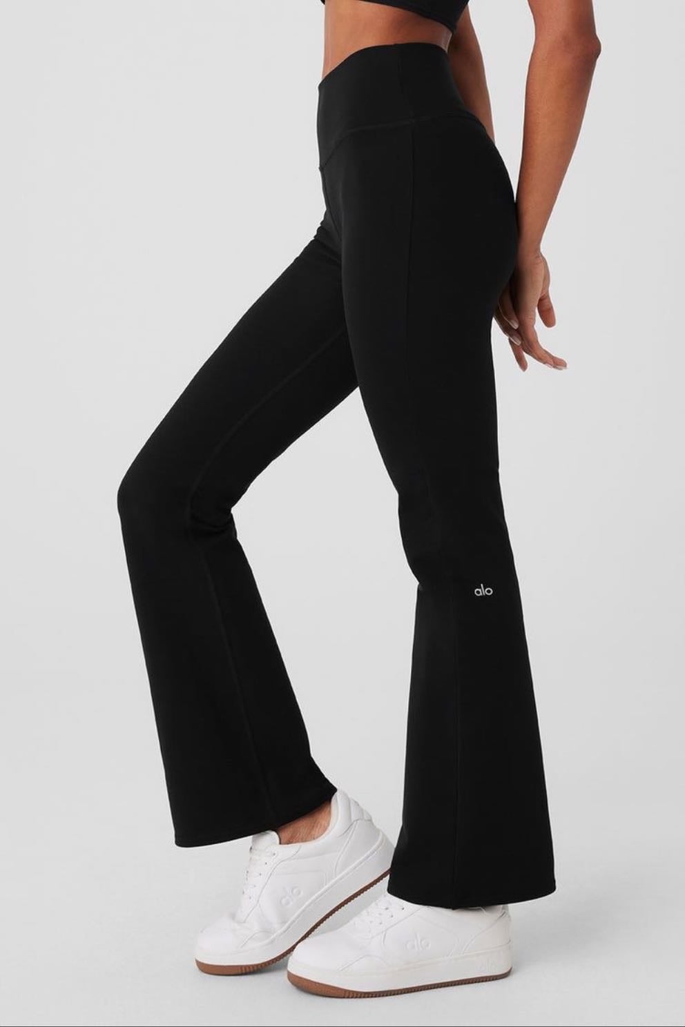 Black wide leggins