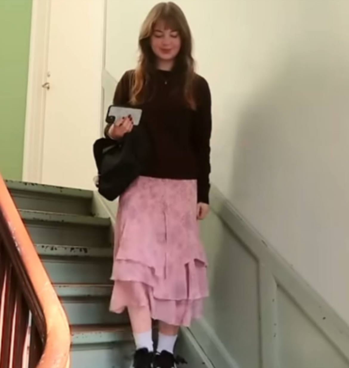 Skirt and sweather