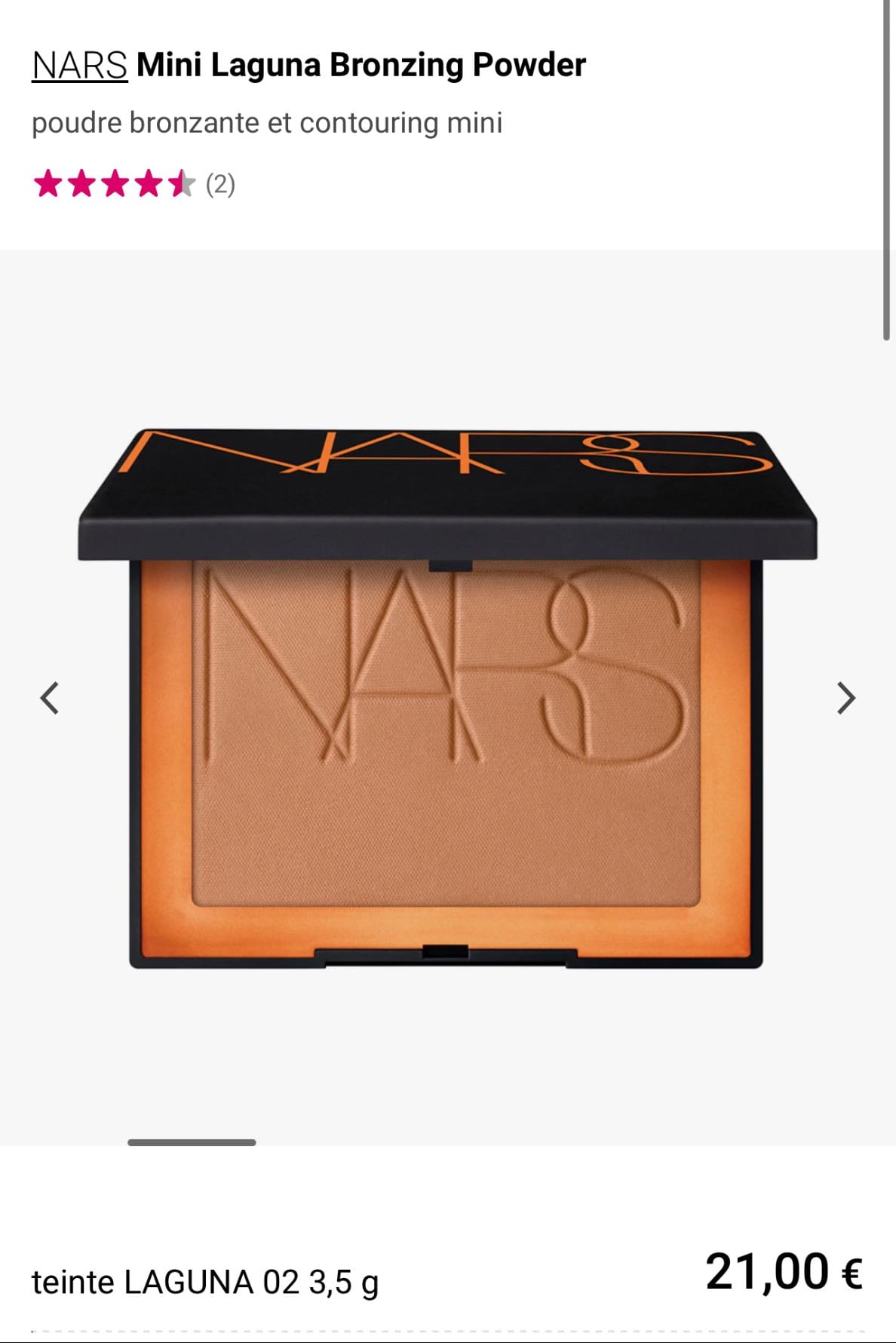 Bronzer nars