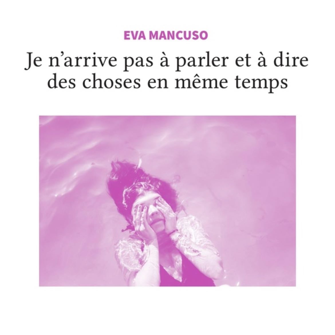 je n’arrive pas à parler et à dire des choses en même temps