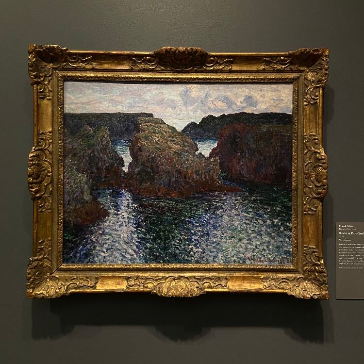 Rocks at Port-Goulphar, Belle-Γle - Claude Monet
