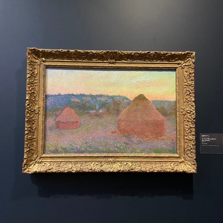 Stacks of Wheat (End of Day, Autum - Claude Monet