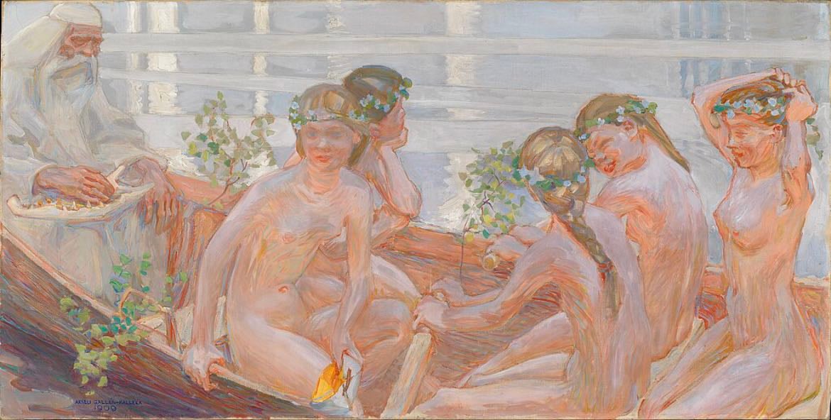 Väinämöisen venematka - Akseli Gallen-Kallela
1909