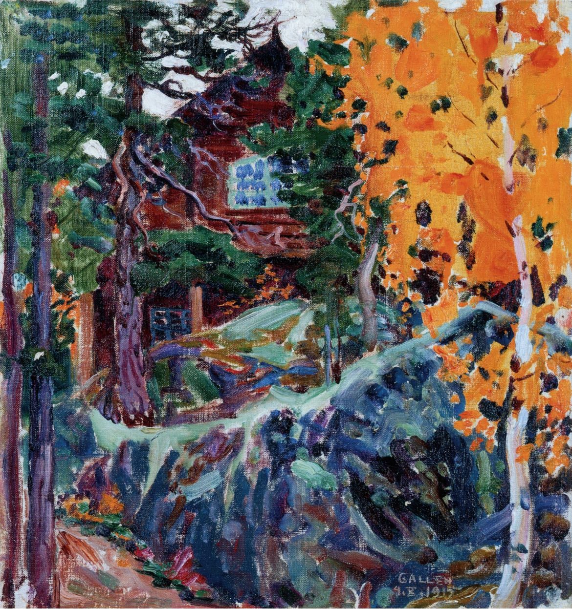 Kalela in Autumn - Akseli Gallen-Kallela
1915