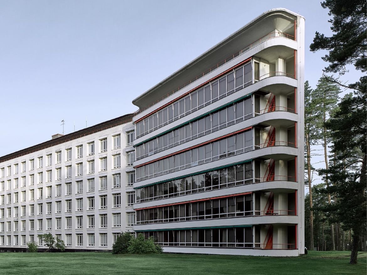 Paimio Sanatorium, Paimio - Alvar Aalto · 1933