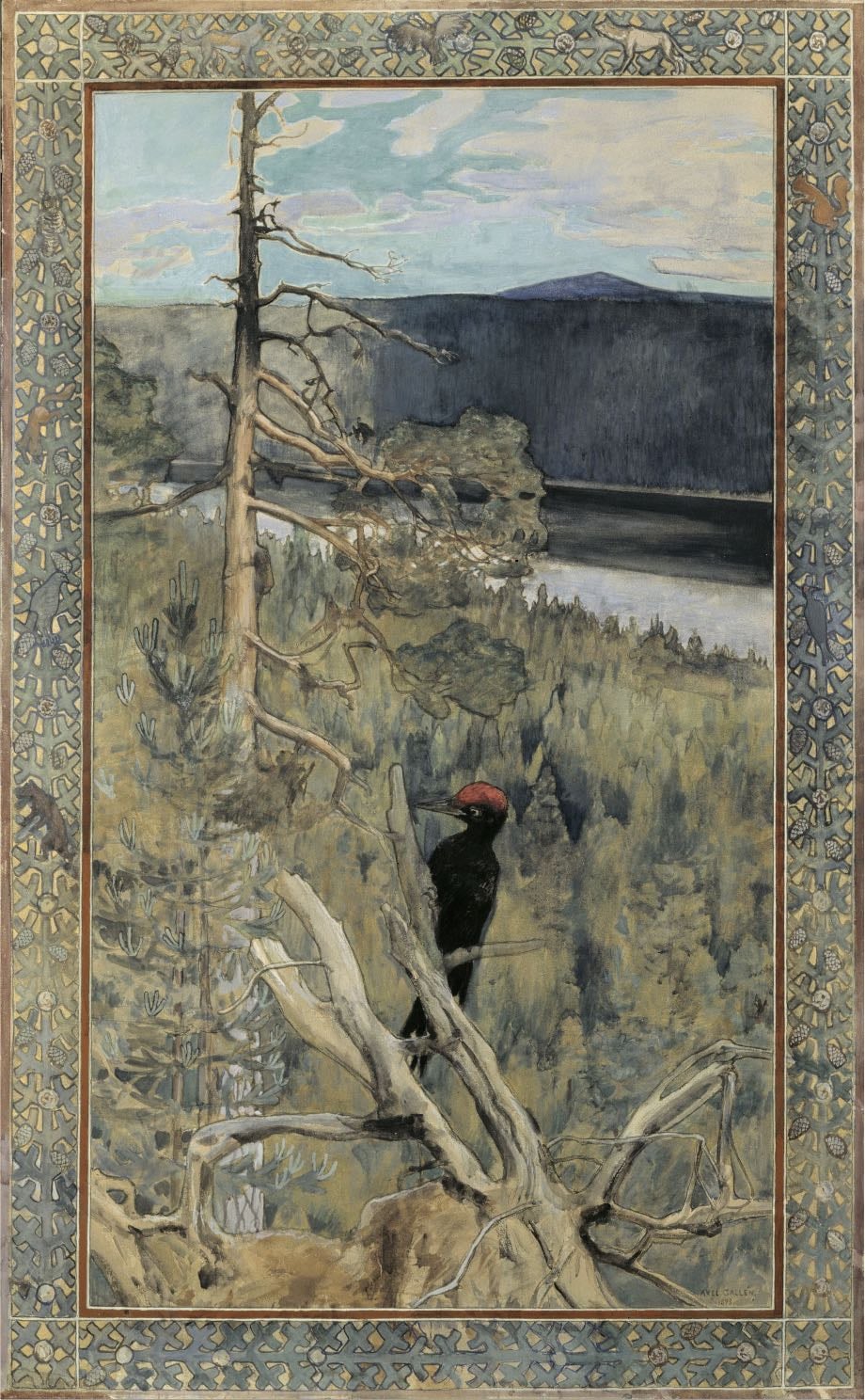 Great Black Woodpecker - Akseli Gallen-Kallela
1892