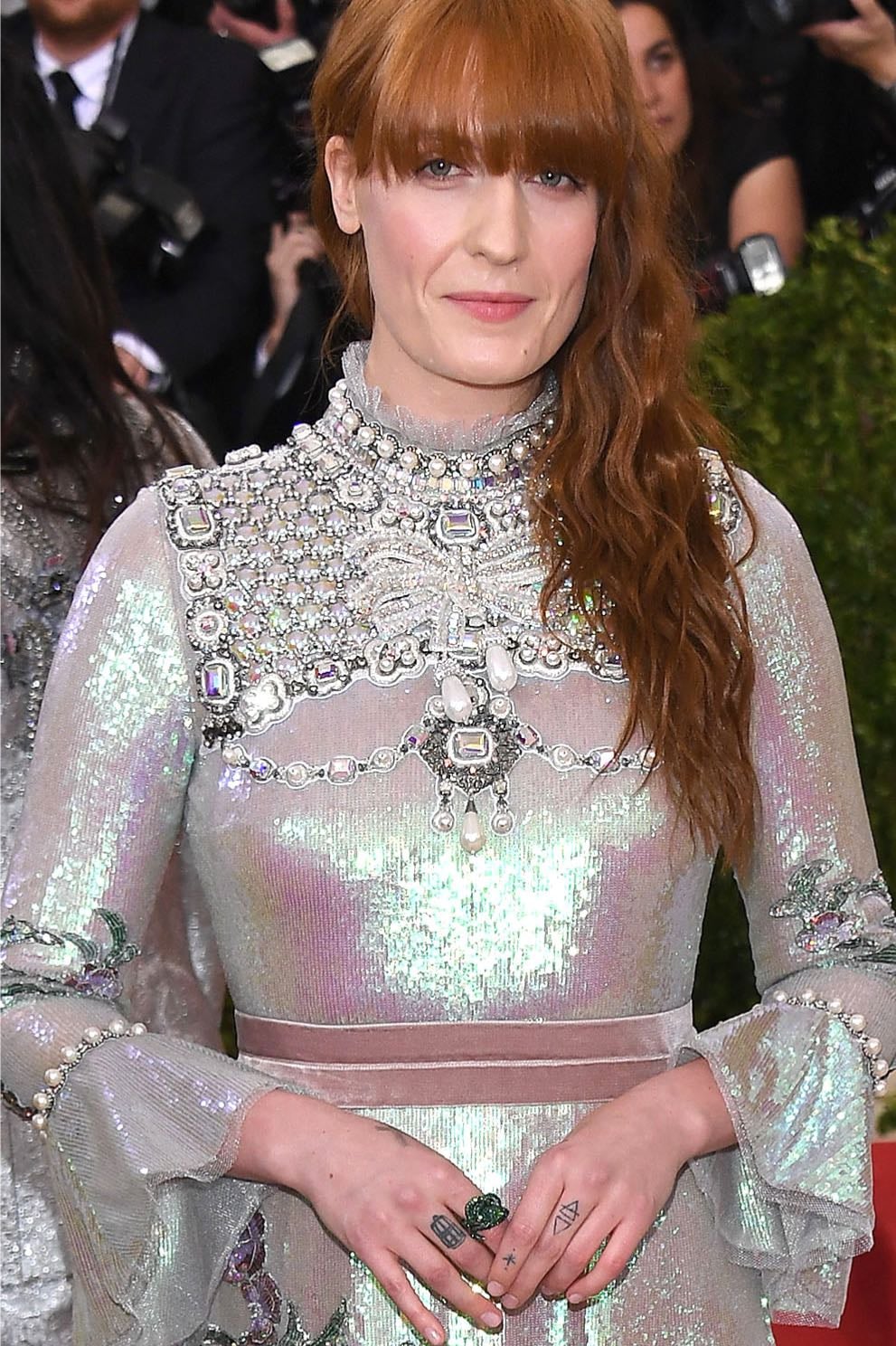 florence welch - gucci
iridescent flowered gown