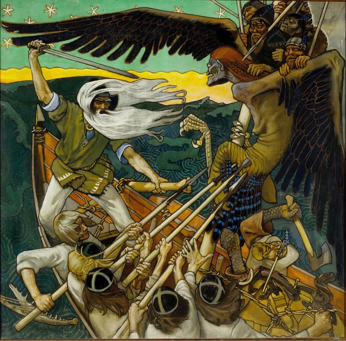 The Defense of the Sampo - Akseli Gallen-Kallela
1896
