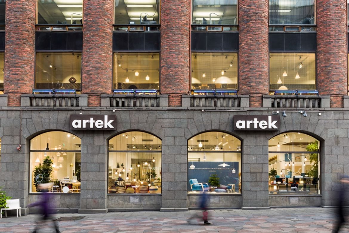 Artek - design company founded by Alvar and Aino Aalto with art promoter Maire Gullichsen and art historian Nils-Gustav Hahl