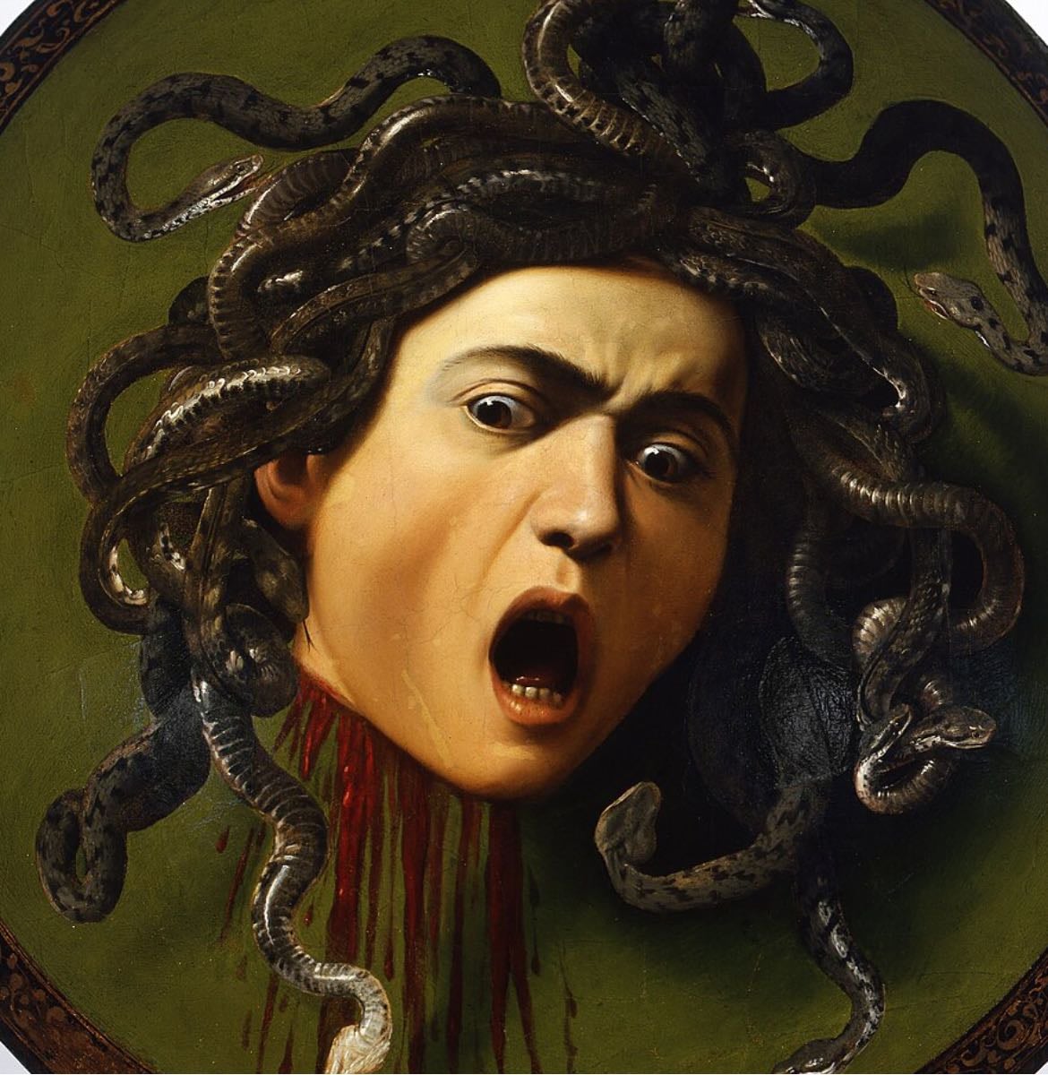 Medusa - Caravaggio
c. 1597
oil on canvas
