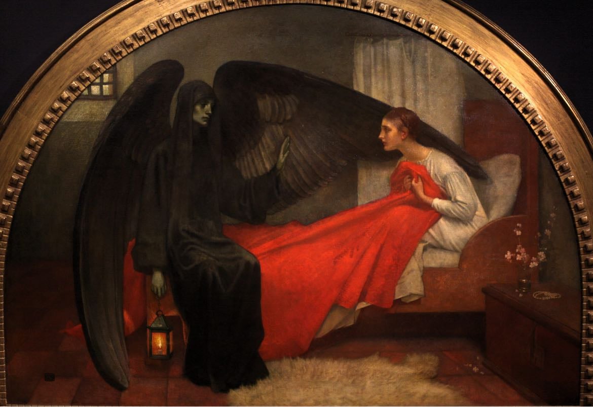 Death and the Maiden - Marianne Stokes 🌸 1908
*Simbolismo*