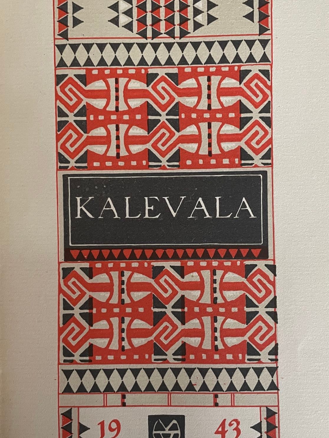 Kalevala - Elias Lönnrot · 1943