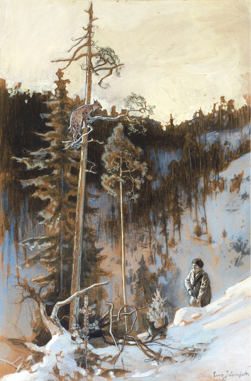 Lynx Hunt - Eero Järnefelt
1900