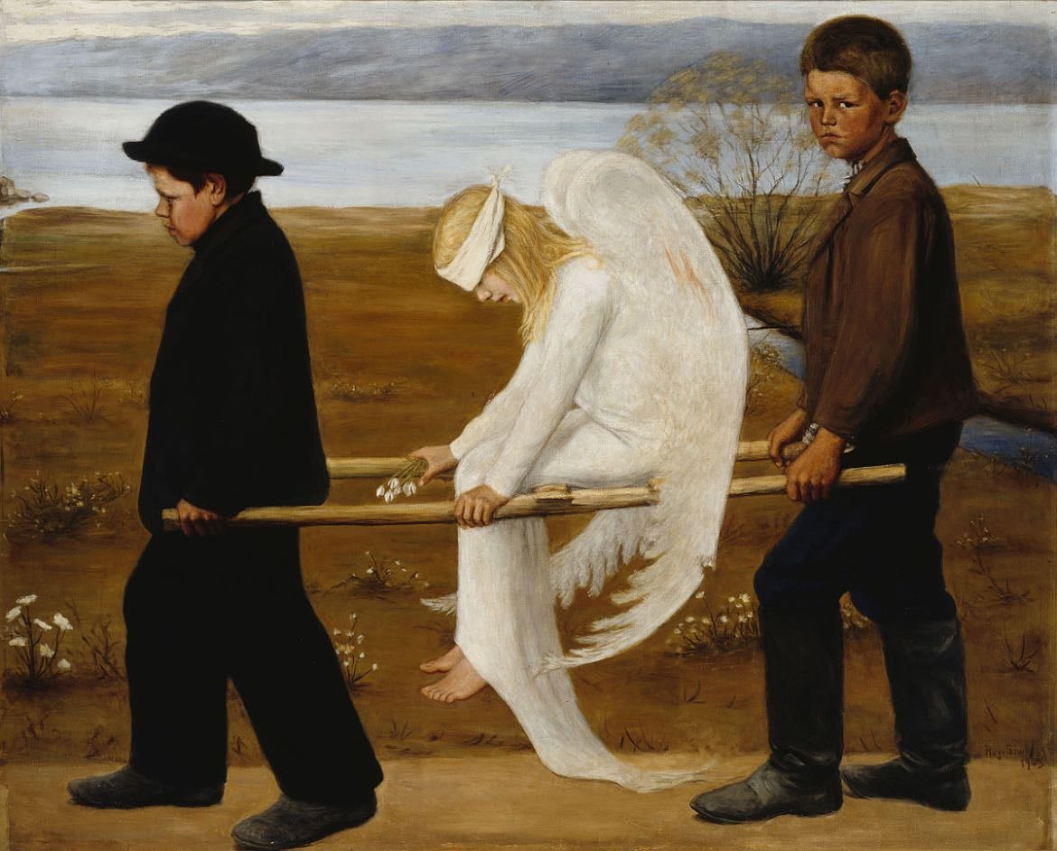 The Wounded Angel - Hugo Simberg
1903