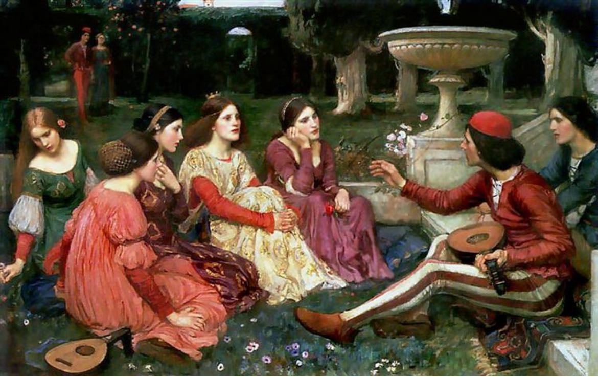 A Tale from the Decameron - John William Waterhouse
1916