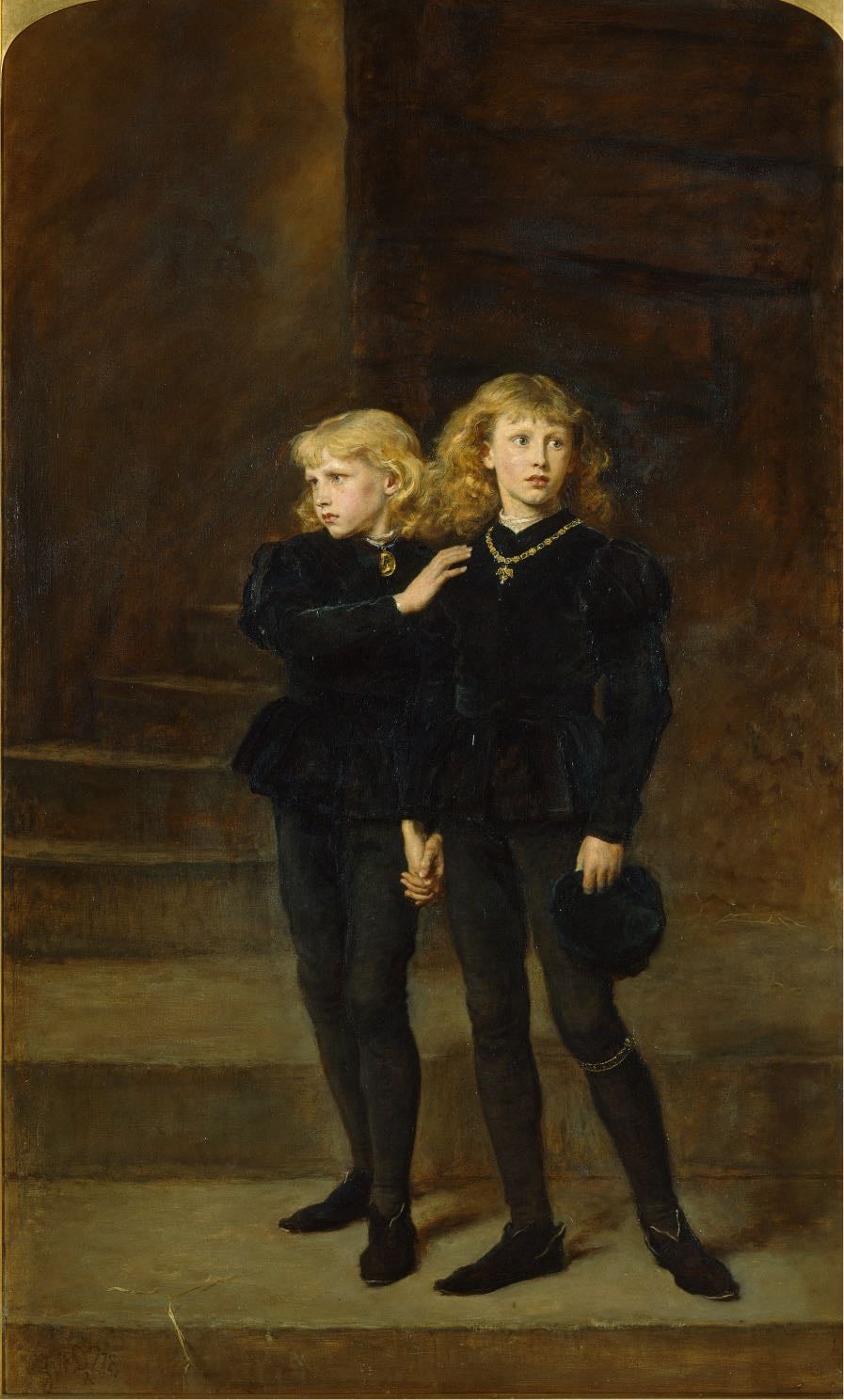 The Two Princes Edward and Richard in the Tower - John Everett Millais
1878