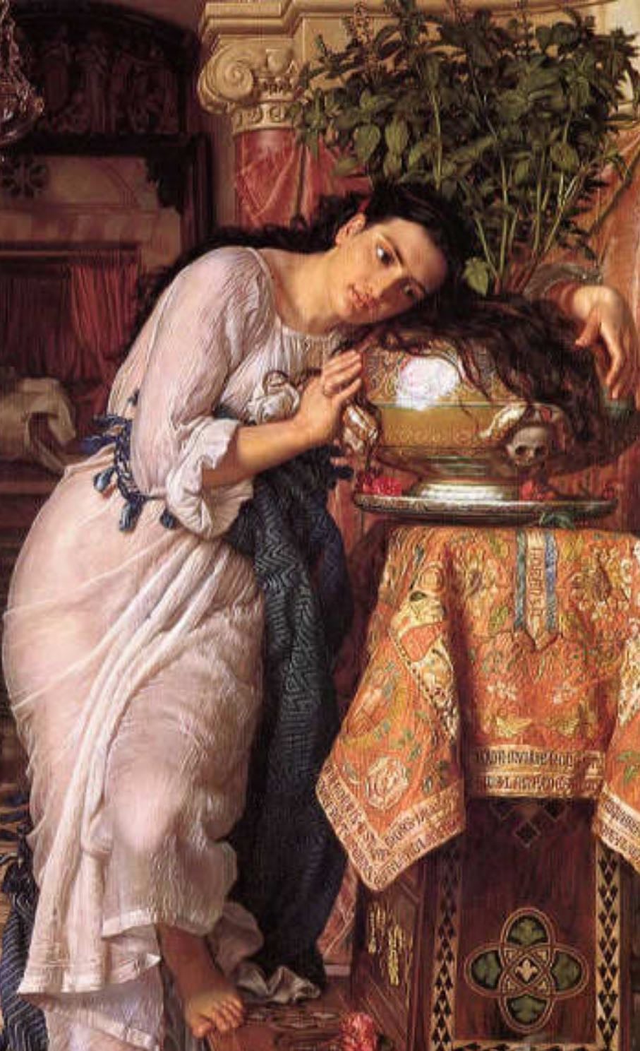 Isabella and the Pot of Basil - William Holman Hunt
1868