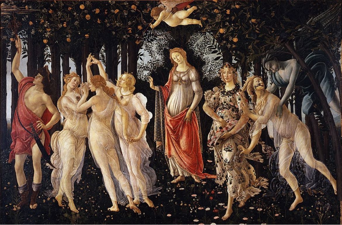 Primavera - Sandro Botticelli. 1477-1482
*Renacimiento*